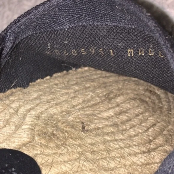 Saint Laurent Embroidered Espadrilles in Black Canvas - Picture 8 of 12